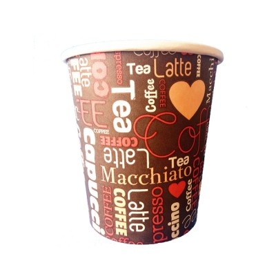 Best quality disposable 7oz single wall paper cups printing