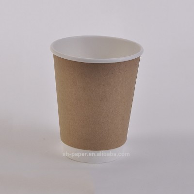 Double wall paper cup cold drinking coffee paper cup hotting