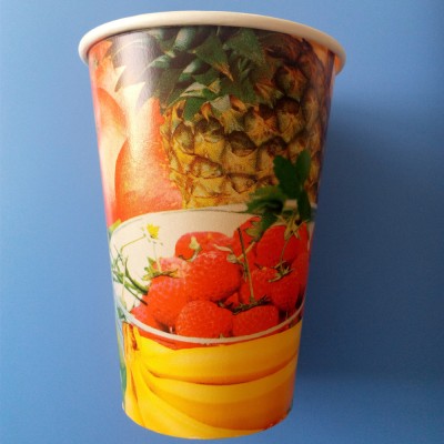 Disposable 14oz juice paper cup