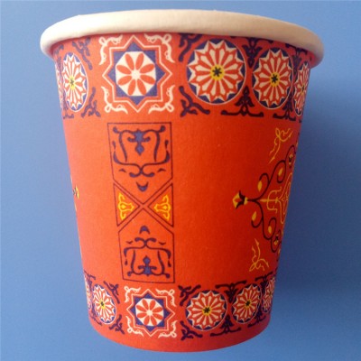 Newest disposable blank single wall paper cup 3oz water tea cups