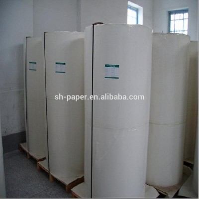 Wood pulp pulp material PE coated paper roll for making paper cups