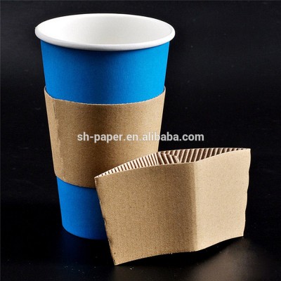 10oz disposable paper cup with holder for hot drink